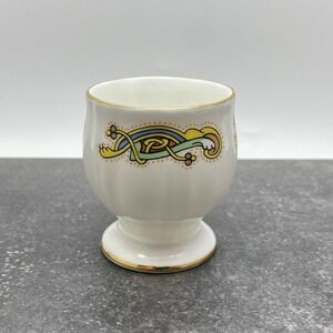 Vintage Royal Tara Celtic Irish Footed Egg Cup Fine Bone China Galway Ireland